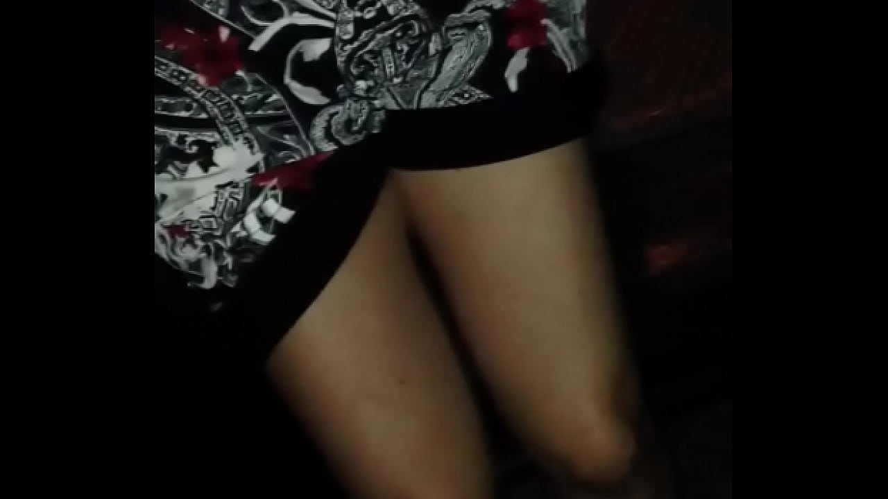 Sexy upskirt view of horny hot wife's wet pussy