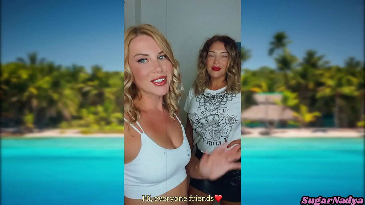 Two Russian hotties talk about their vacation in the Dominican Republic