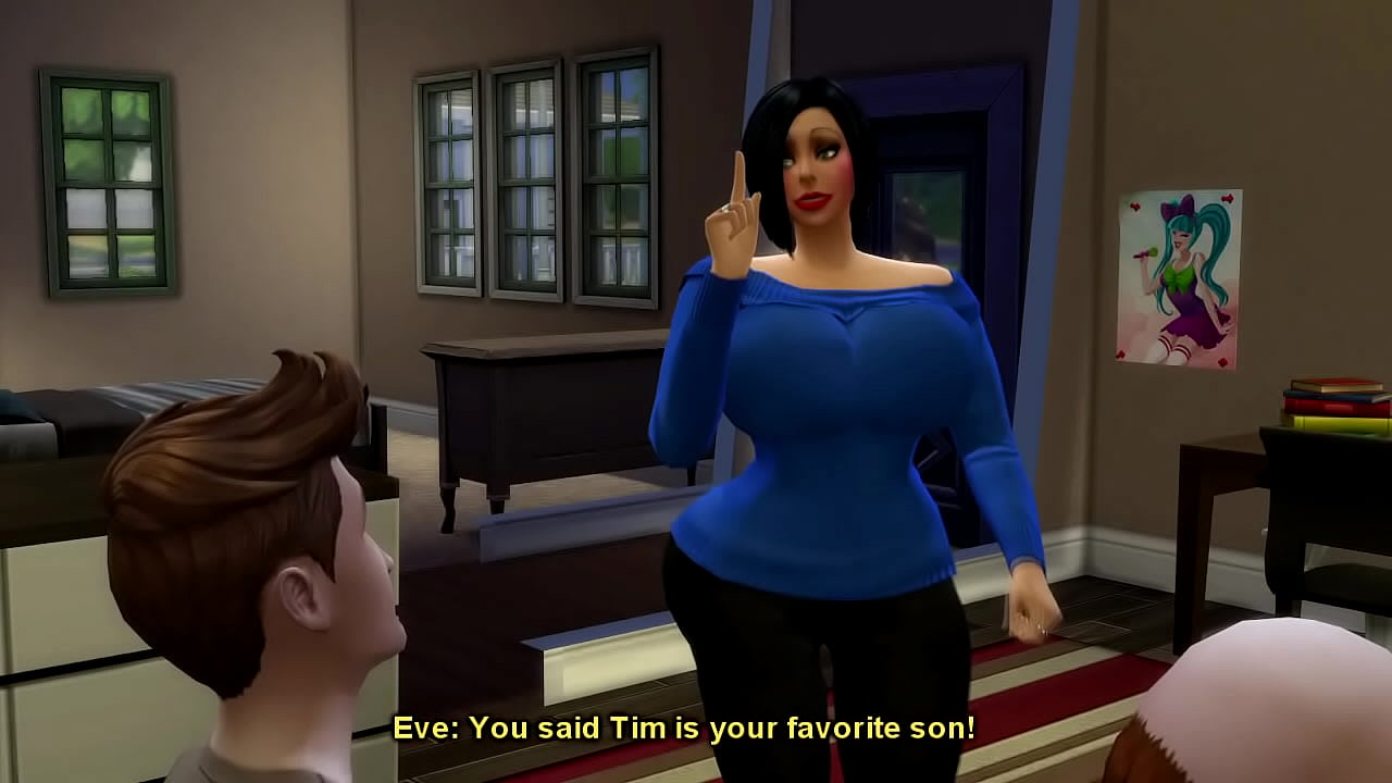 Horny stepmom is on fire (The Sims 4 - CGI animation)