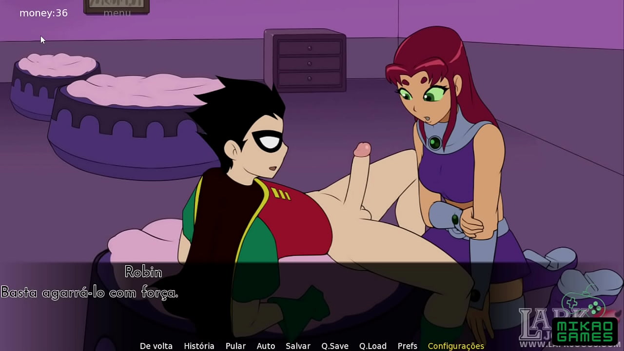 Jogo Parodia de Teen titans ep 5 Primeiro Boqueta da Novinha Alienigena Estelar