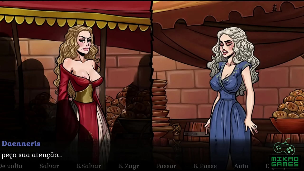 Jogo parodia de Game of Thrones, Daenerys promete show de strip-tease