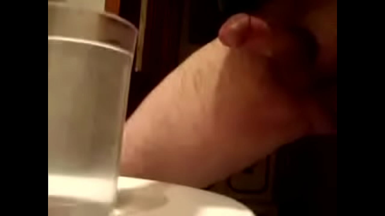 Masturbacion en un vaso de agua