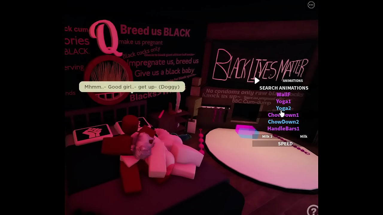 Condo #3 Roblox: Blonde bitch love Big Black Cocks!