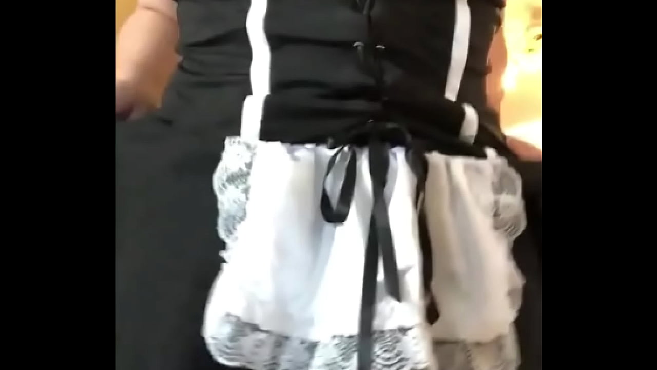 Asian Sexy French Maid Babe Ready To Fuck And Cum On Your Dick