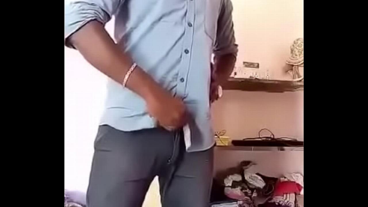 Desi Boy at home alone