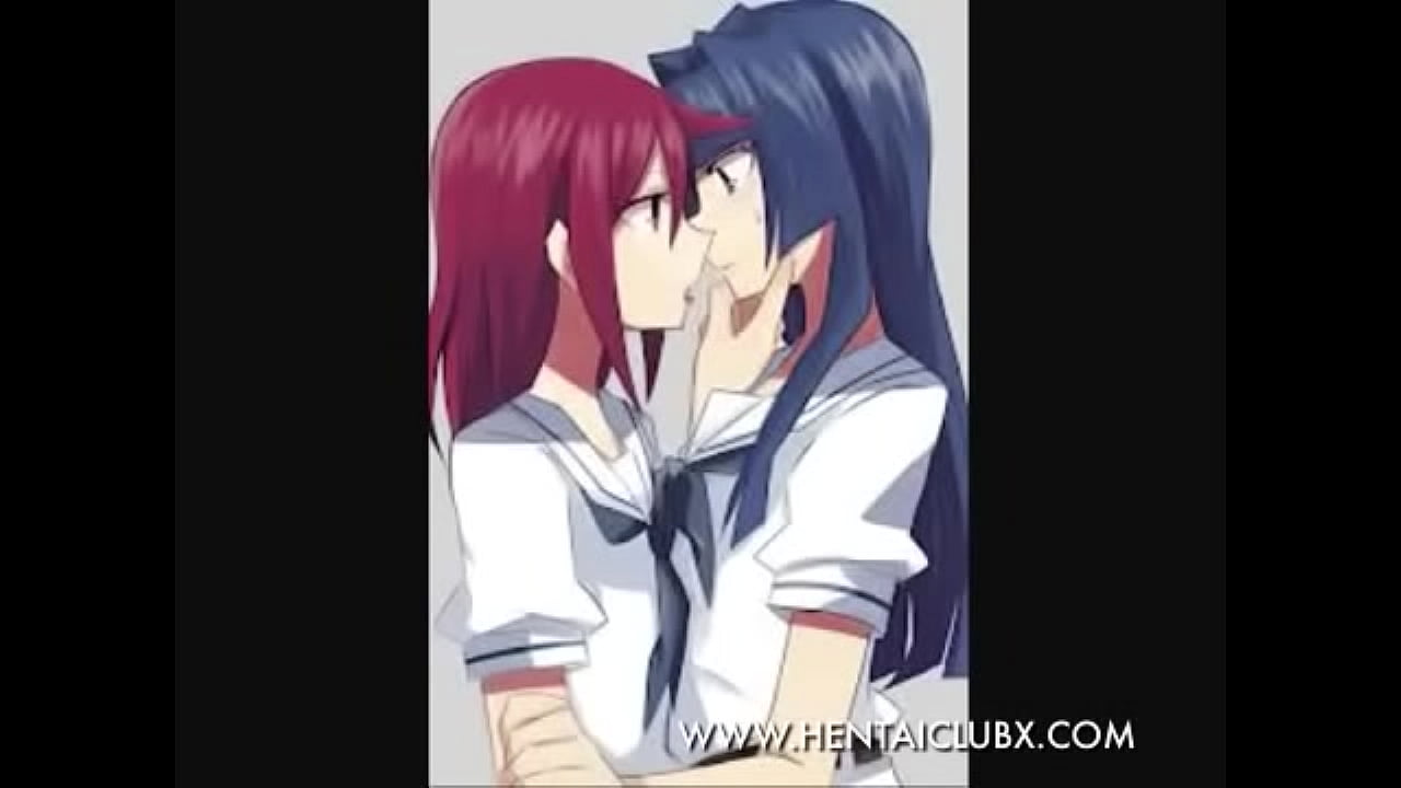 hentai yuri anime girls kissing 8 ecchi