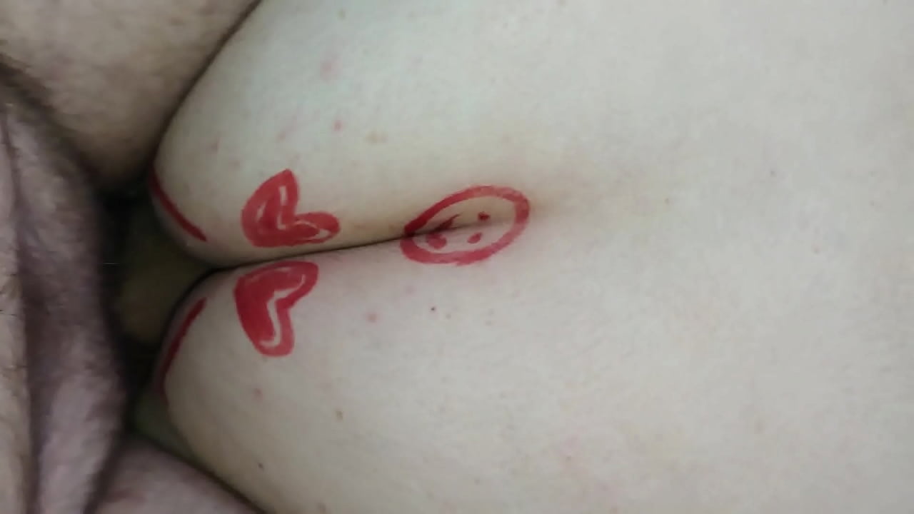 Exclusive tattoo on vagina gets big cock and cum