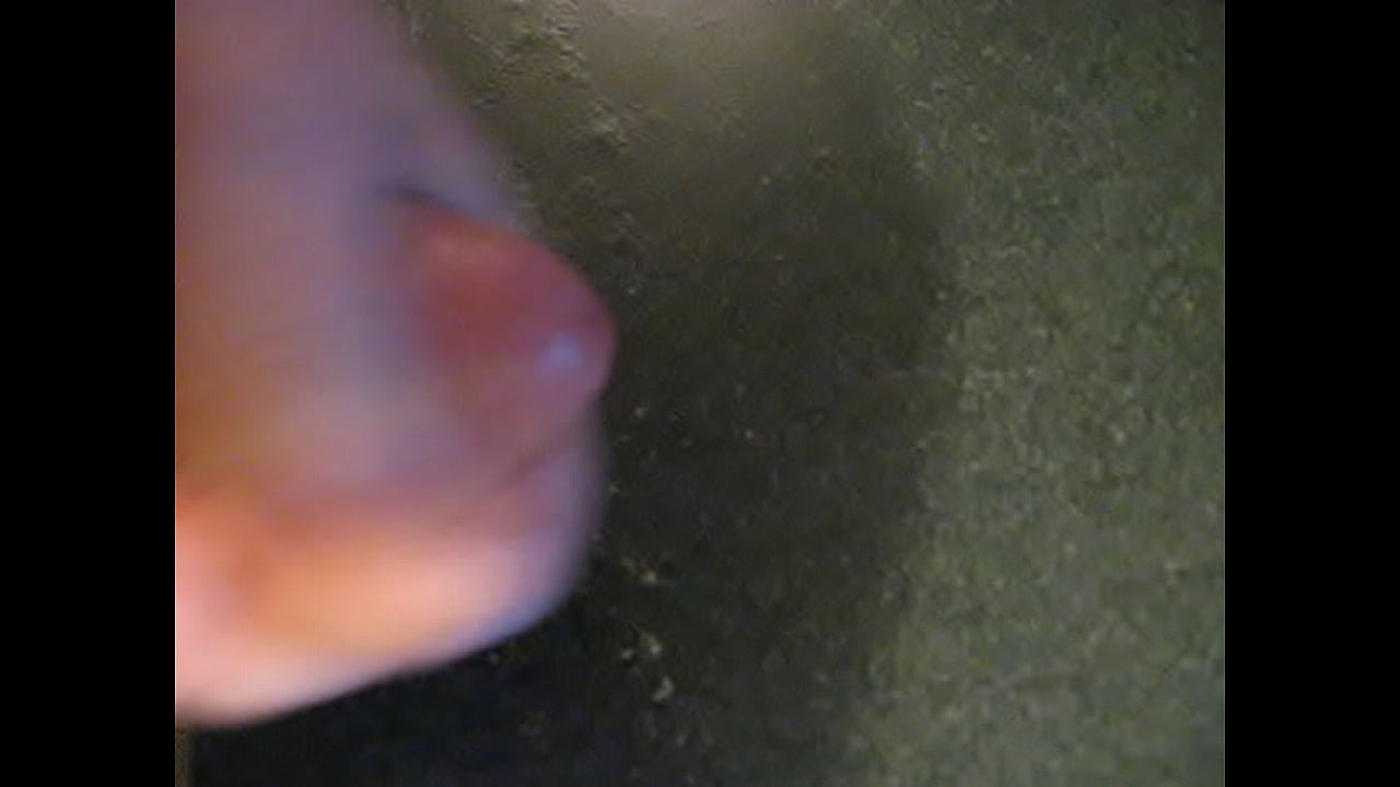 Sucking fake cock and licking my cum off it