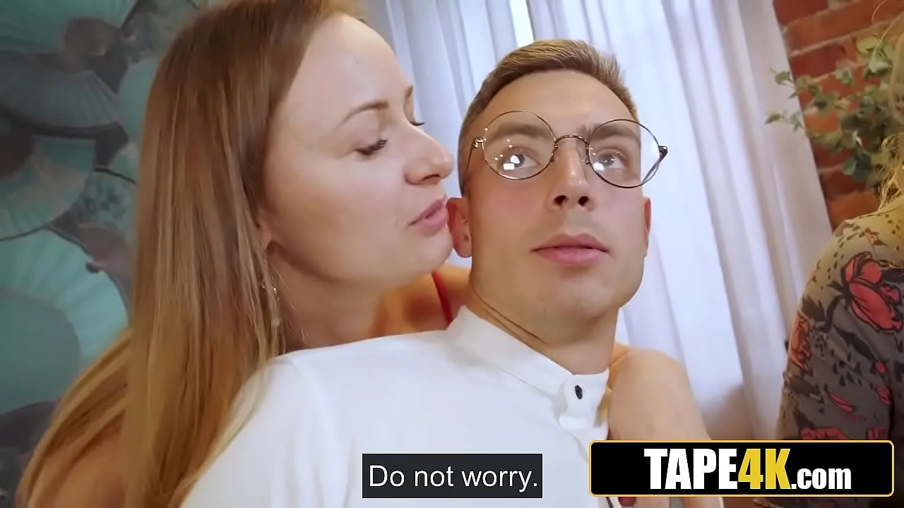 Russian Stepmom and Her Friend Give Shy Guy His First-ever Sex Ed