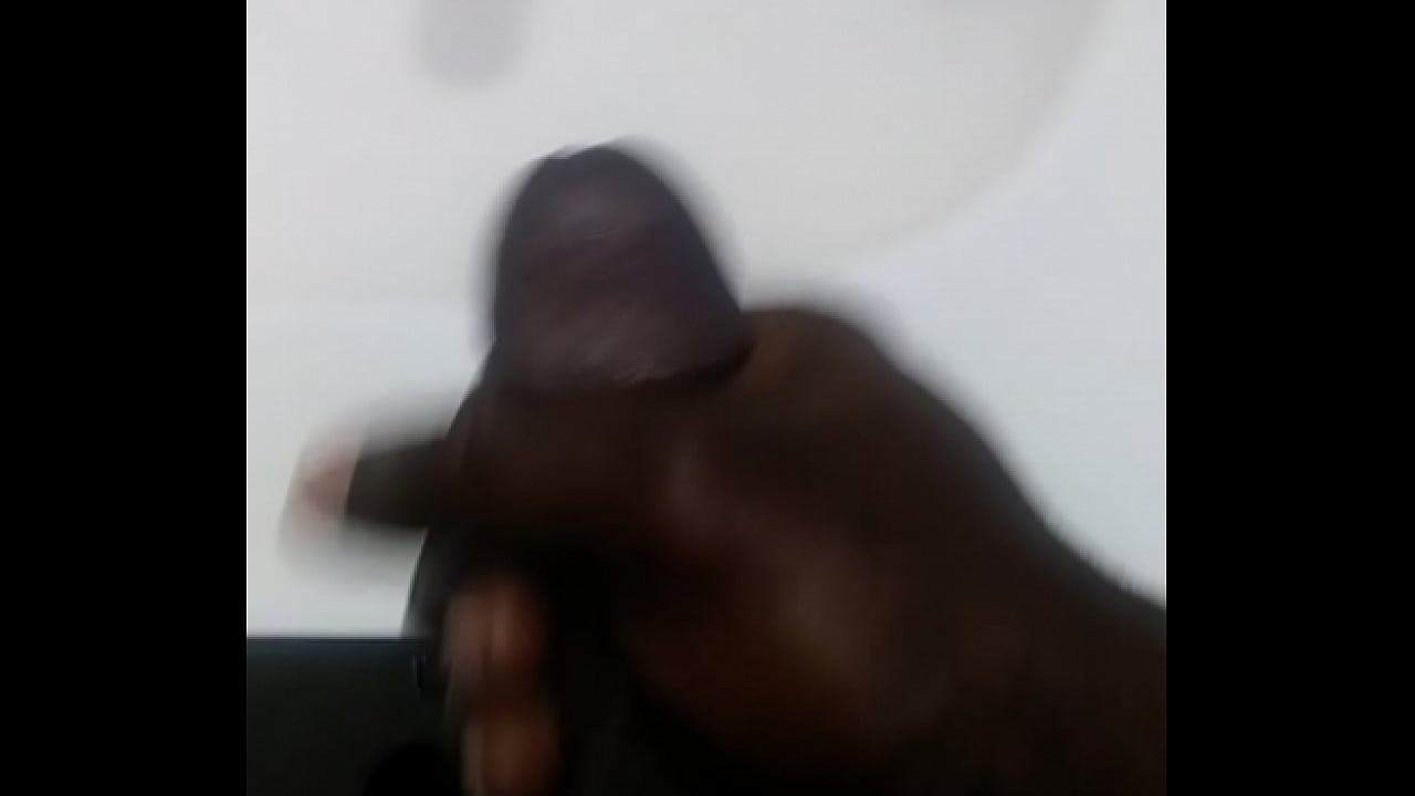 Big black cock cum