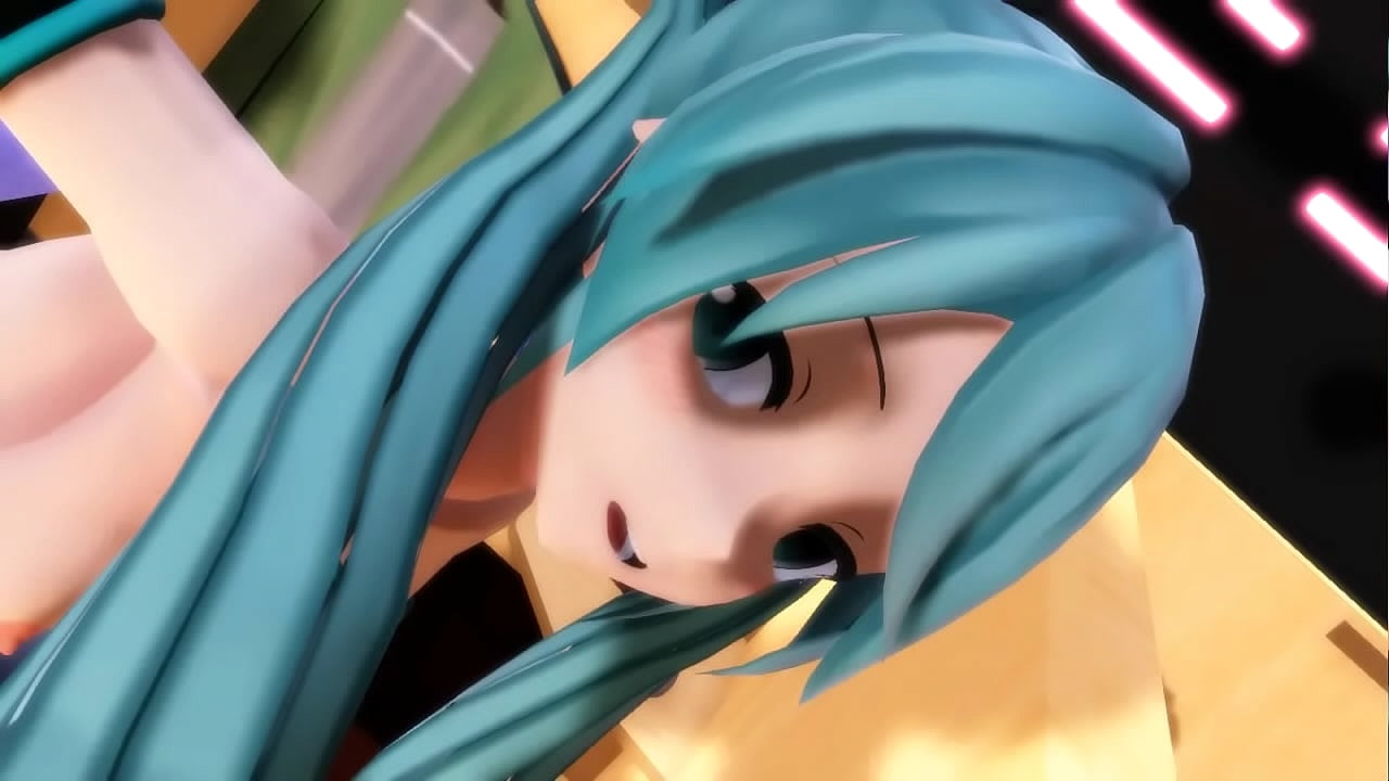 MMD Miku Hatsune having sex in a restaurant