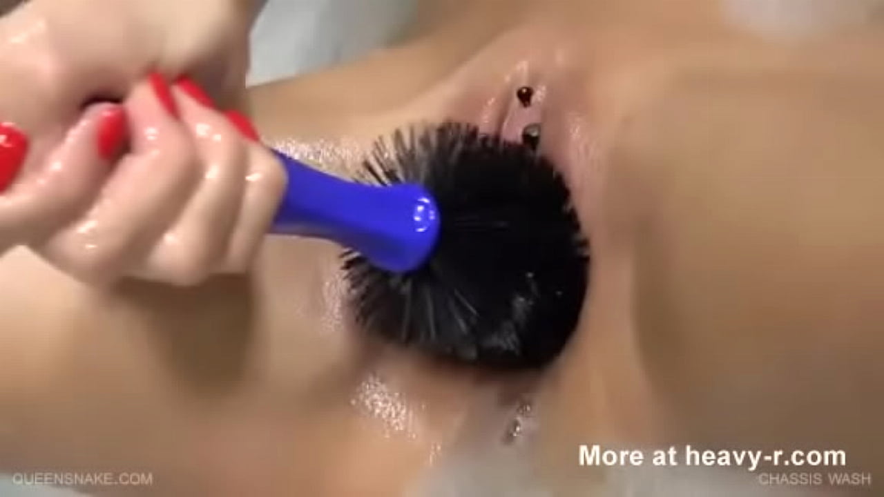 Car Wash Brush In Pussy