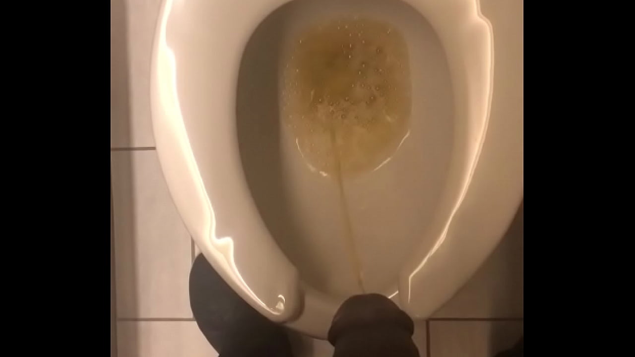 Pissing in bathroom