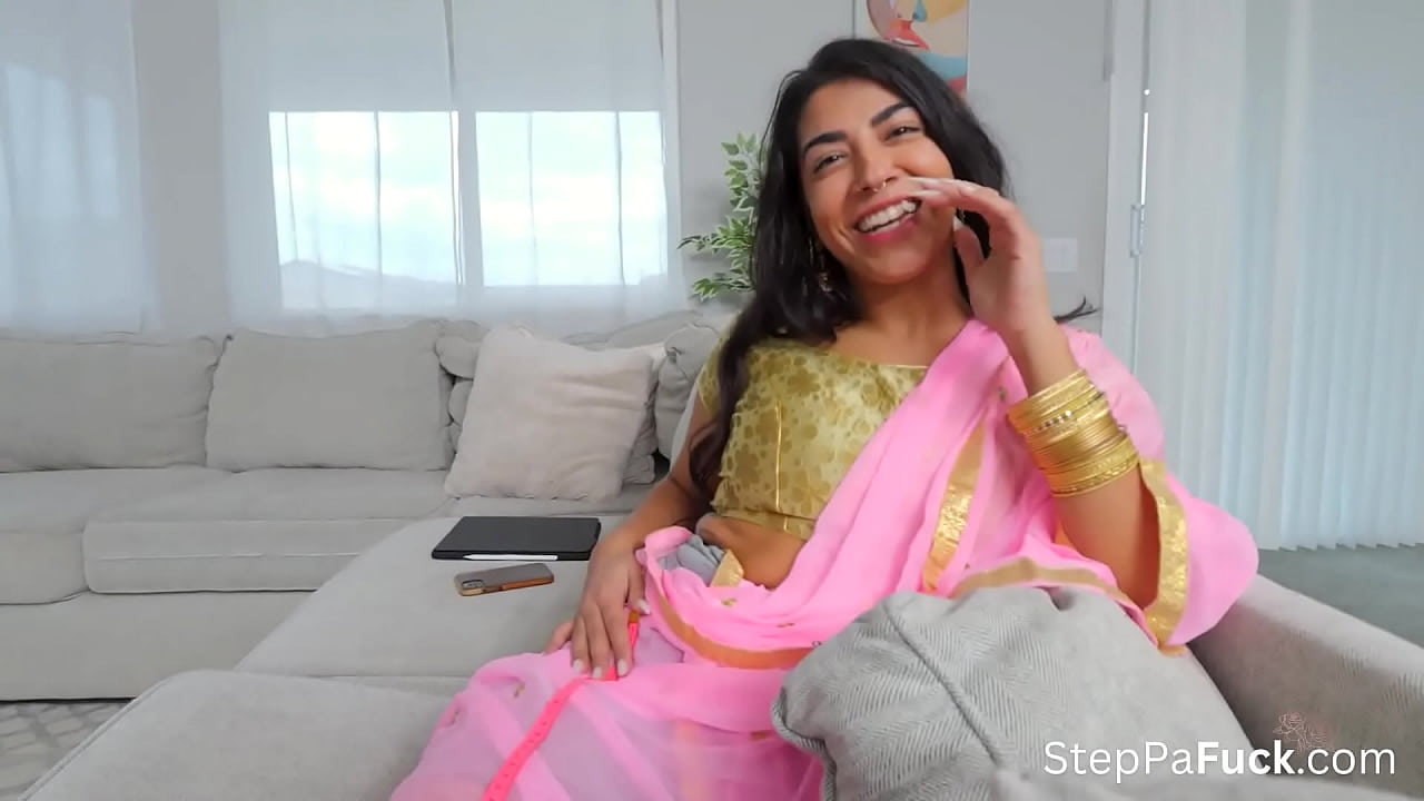 Big ass Indian teen gets missionary sex after blowjob on stepdad's cock