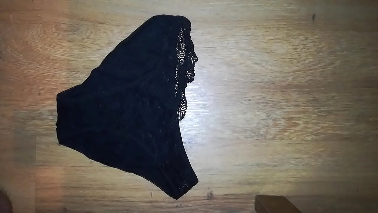 Huge cum on sister panties