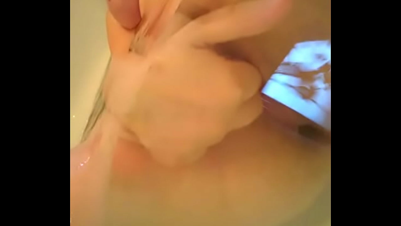 Me masturbating in the bath