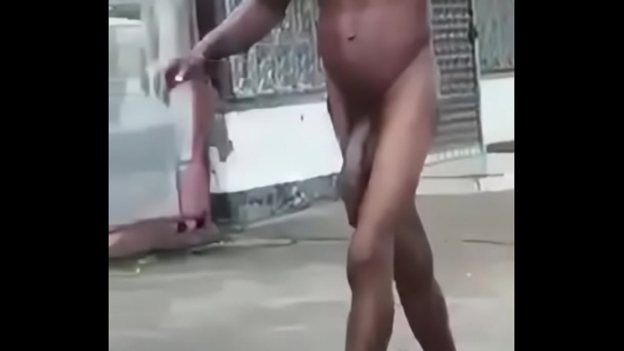 Big Black Dick Outdoors