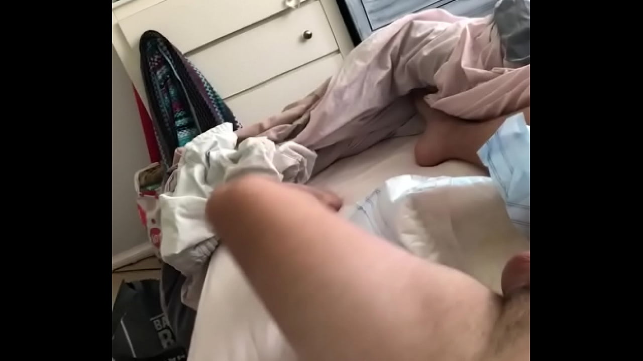 Diaper b. gets changed by girlfriend