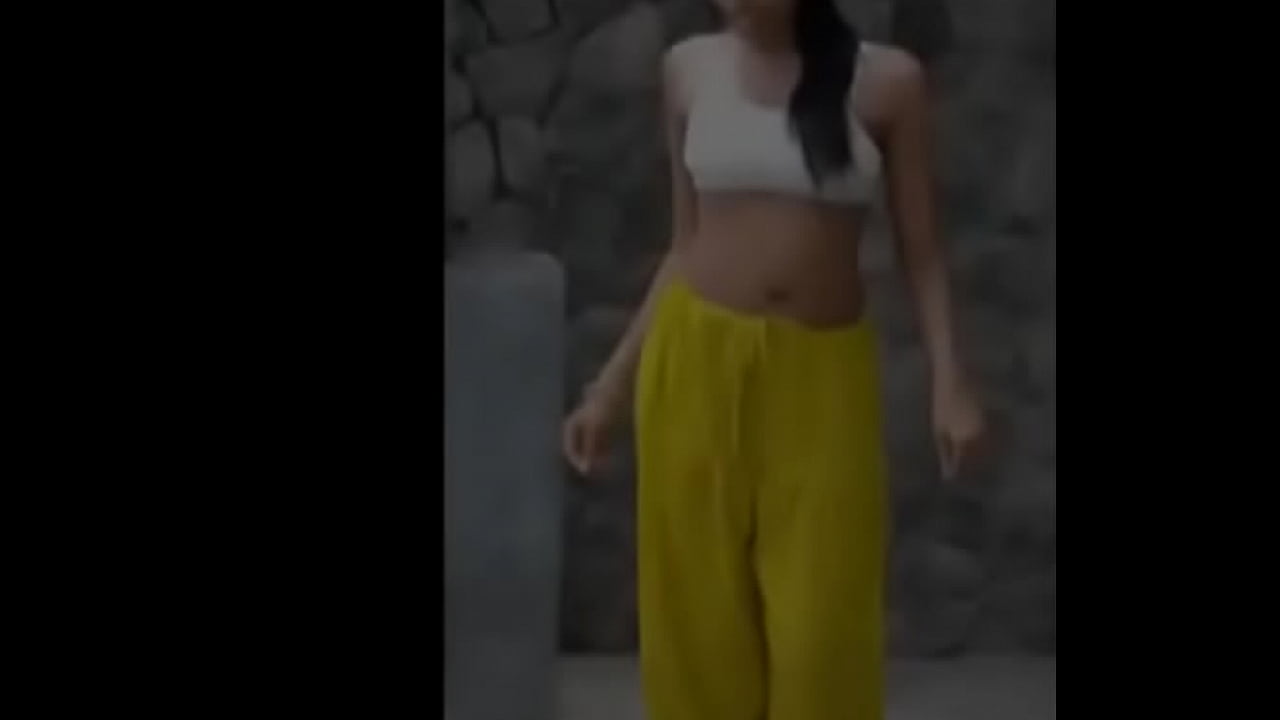 Sexy Indian Girl dancing in sports bra