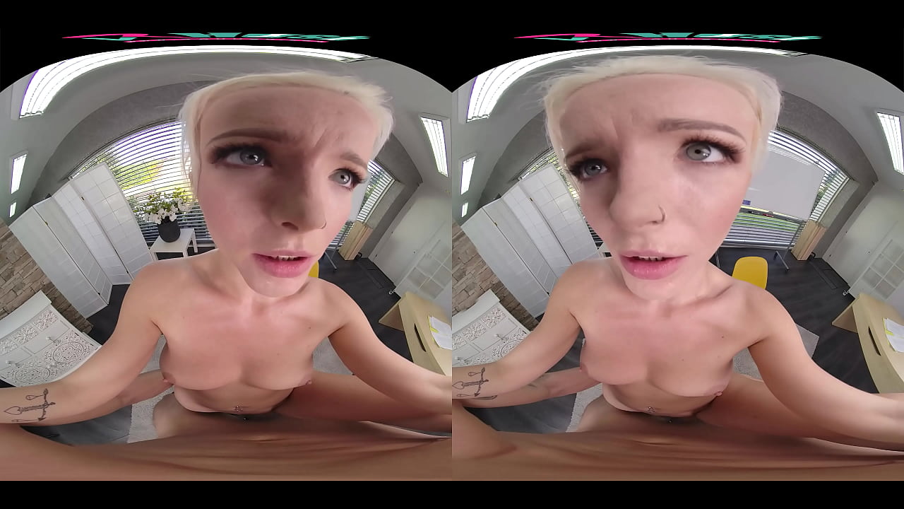 Gorgeous busty blonde wants to ride your dick in virtual reality