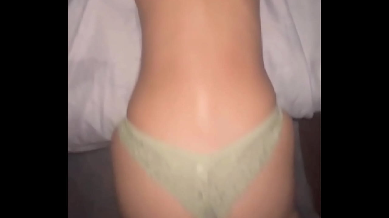 green panty backshots