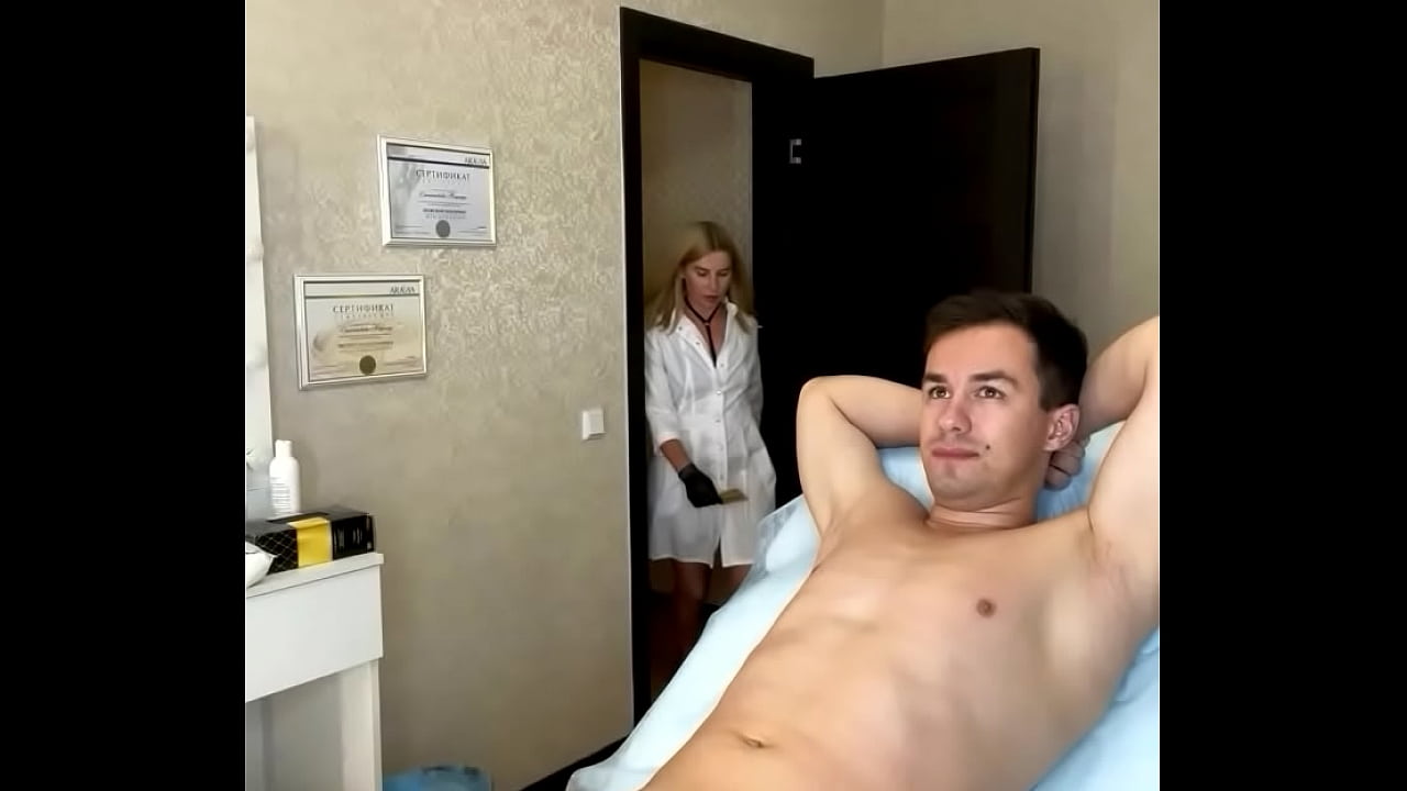 Intimate haircut for Russian webcam model