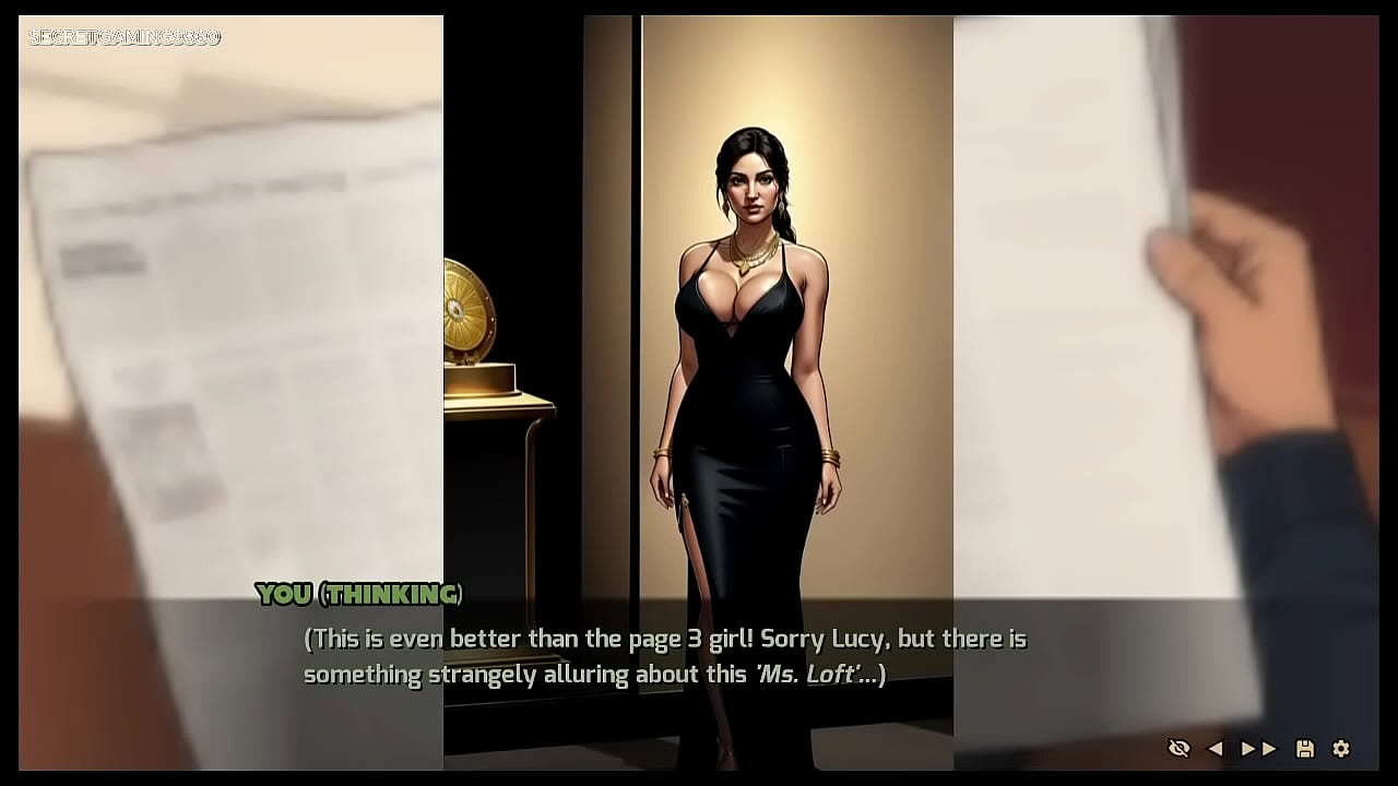 Guy Imagines He's Fucking Lara Croft's Huge Big Juicy Breasts - Lara Croft 3D Porn Games part 01