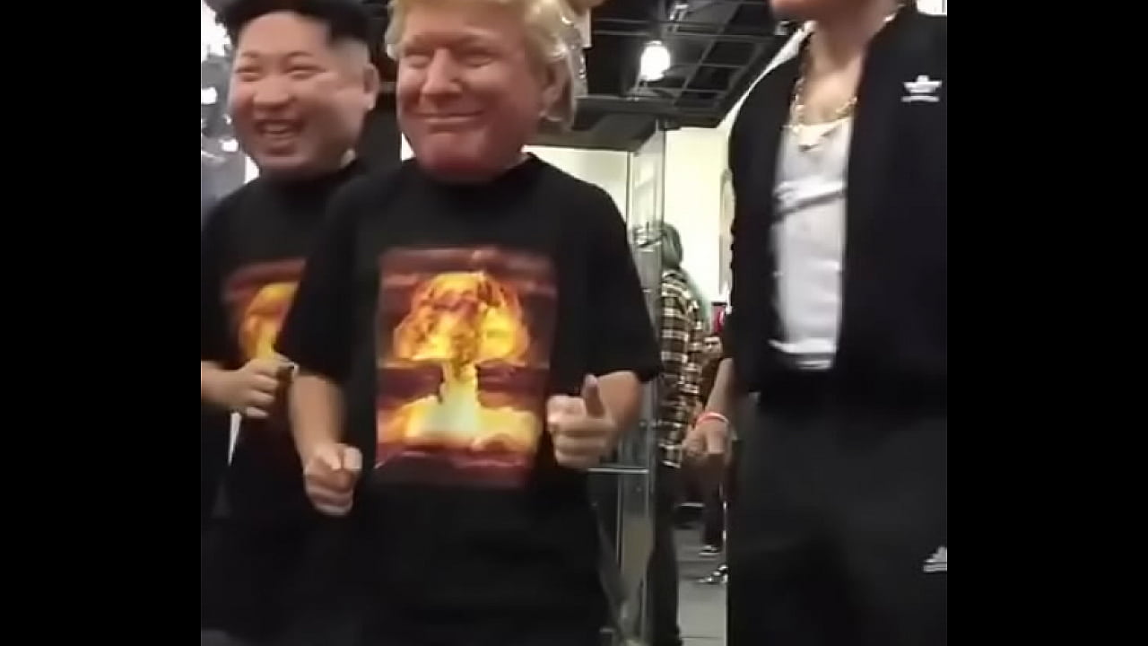 Donald Trump And Kim Jon Un hard sex with iroshime bomb