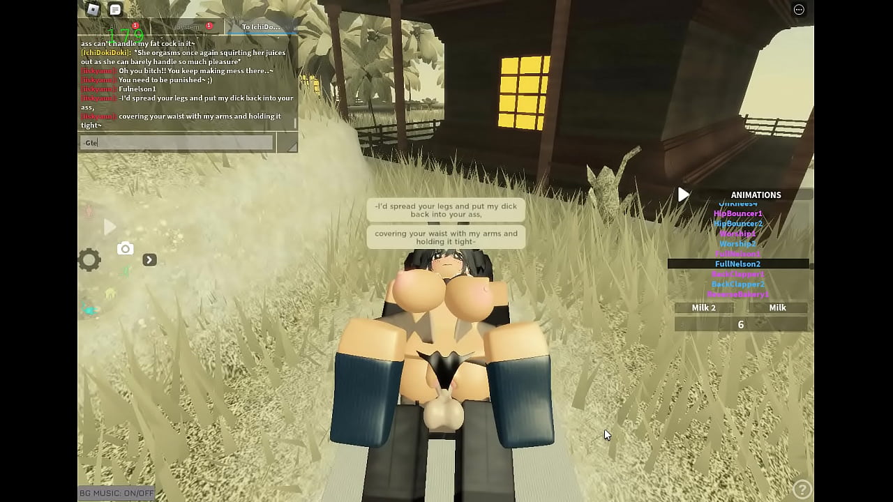 Roblox bunny girl bounces on daddy's cock