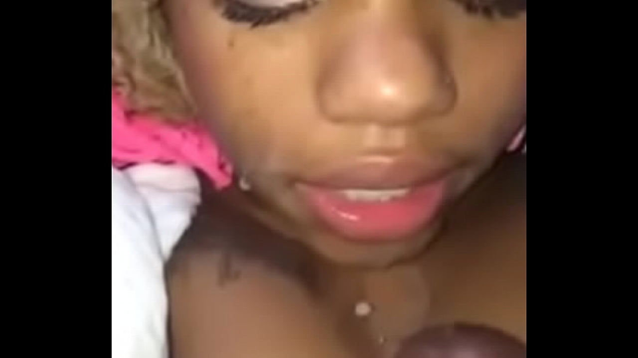 d. ebony let me cum on her face