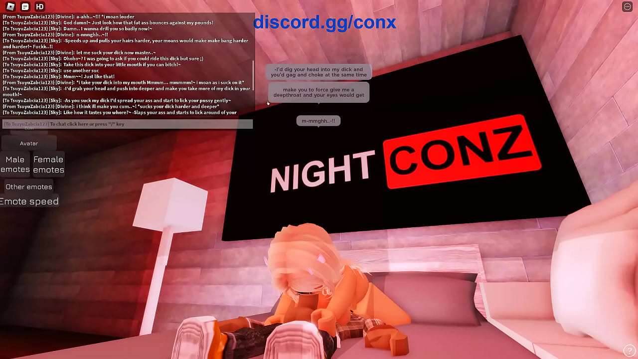 Roblox rich white blonde hoe gets dicked