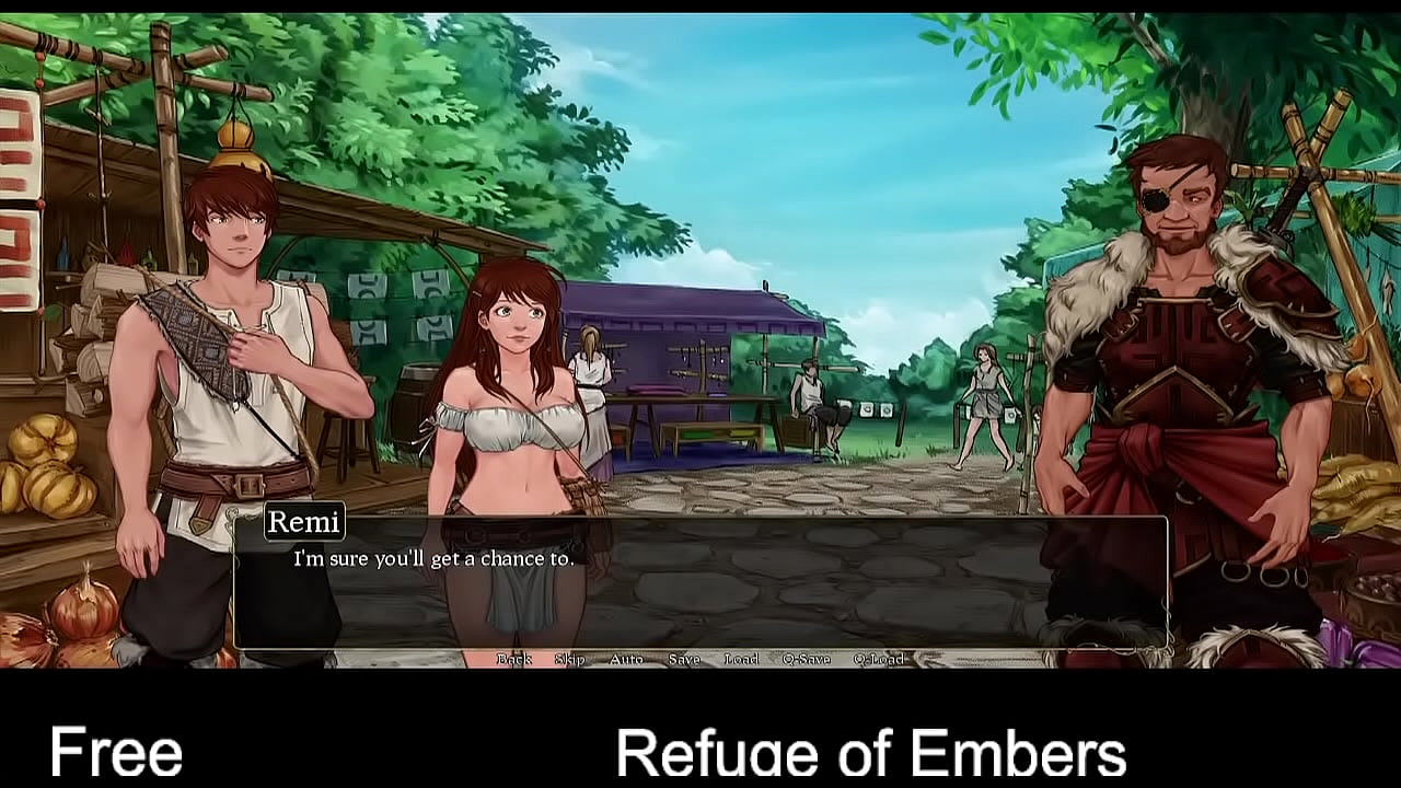 Refuge of Embers (Free Steam Game)  Visual Novel, Interactive Fiction