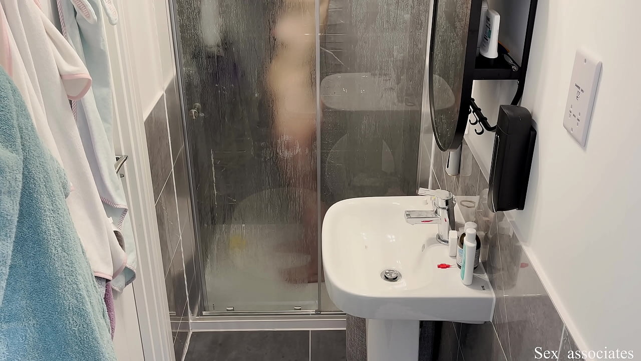 Nanny Cam in the apartment caught a hot young nanny taking a shower.