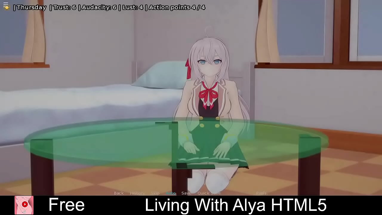 Living With Alya (free game itchio) Visual Novel, Adult, Dating Sim, Erotic