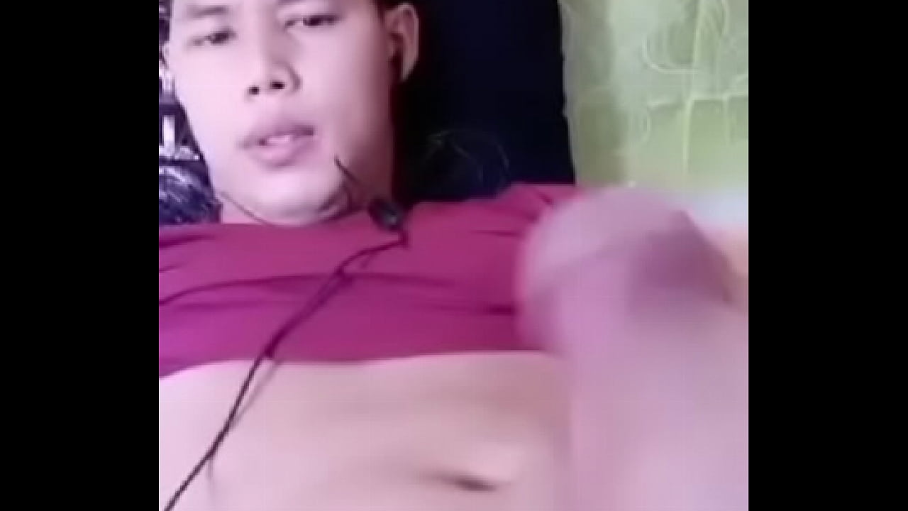 Masturbating Asian guy