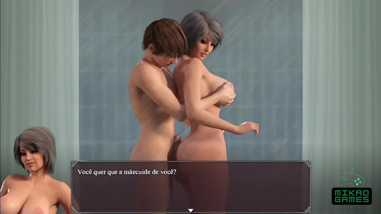 Jogo Adulto 3D, Epidemia de Luxuria ep 28 - Lembrando os velhos Tempos de Tomar Banho com a Mãe