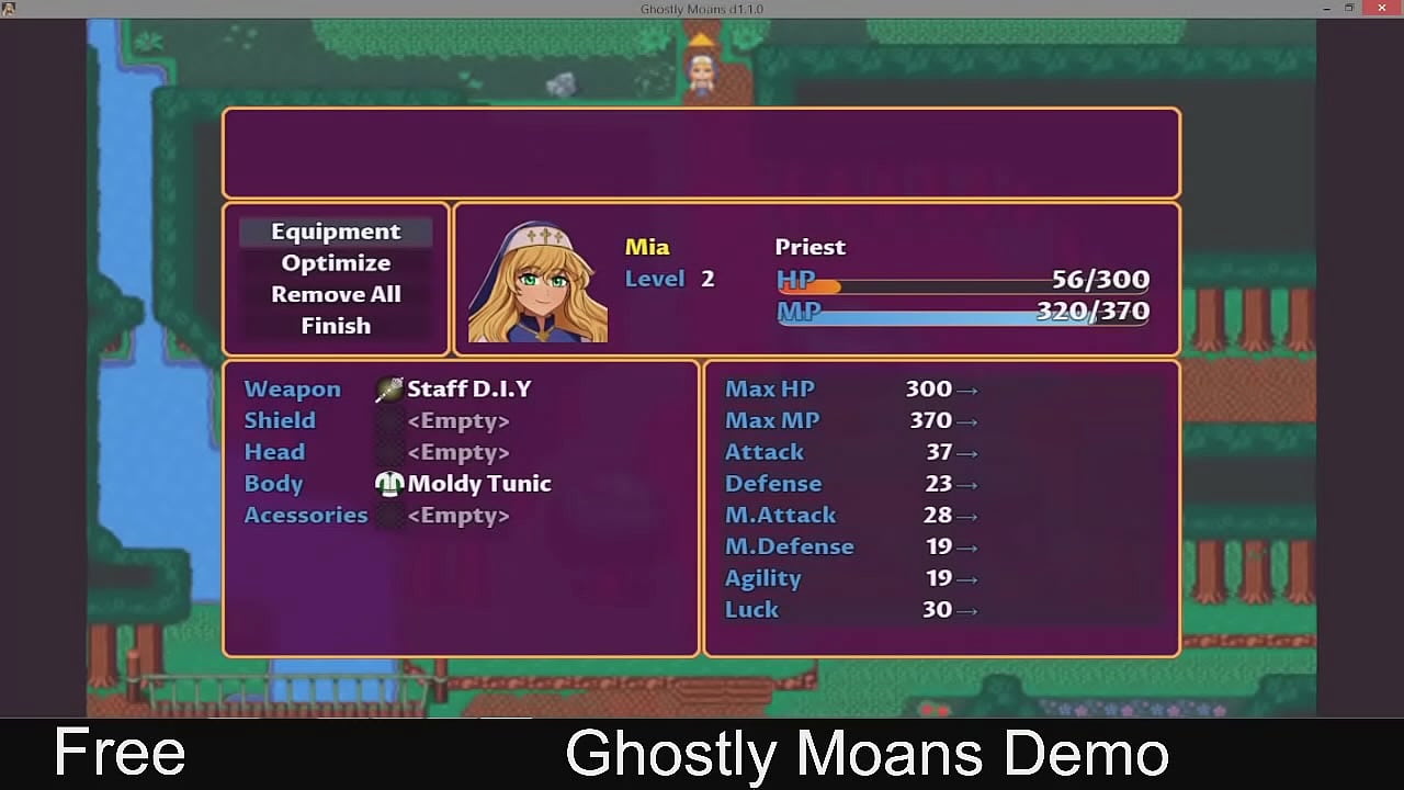 Ghostly Moans ( Steam demo Game) RPG, Singleplayer, Adventure, Anime, JRPG