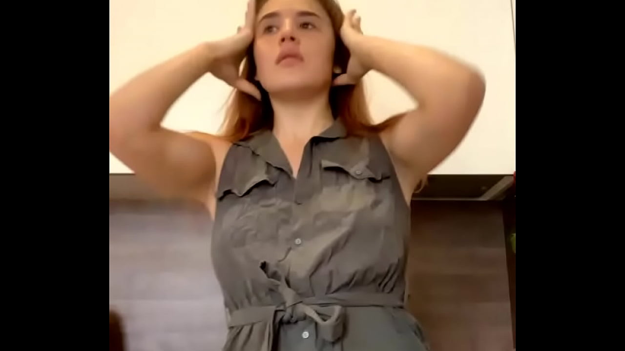 Russian young porn actress RitaFox has fun on camera