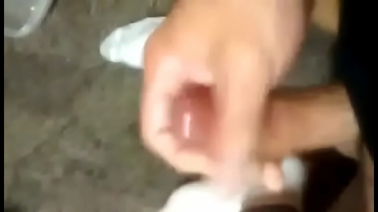 Stroking cock