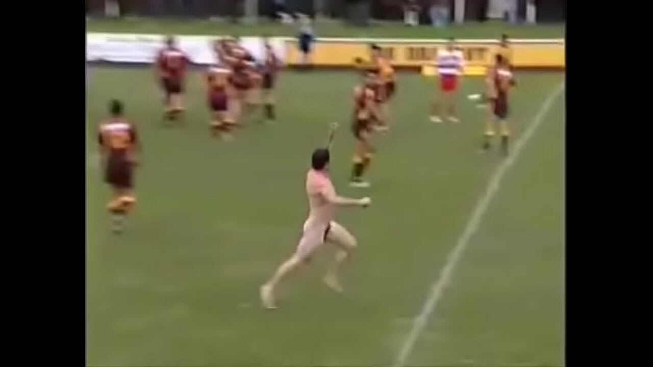 Rugby Player Marc Ellis Streaking