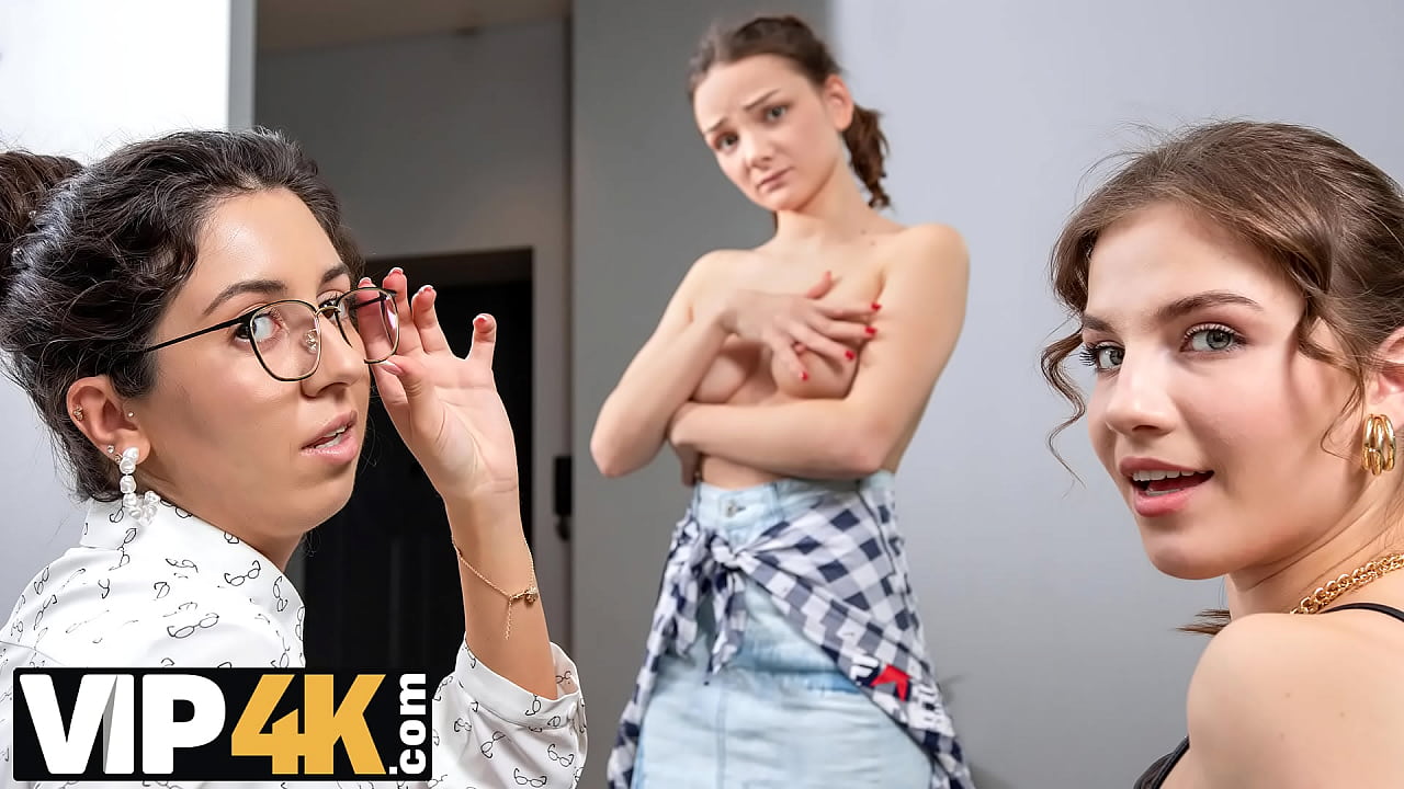 DYKE4K. New Girl and Her Naughty Coworkers - Katty West, Olivia Trunk, Milana Taylor