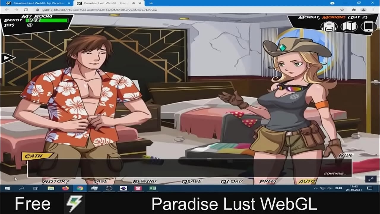 Paradise Lust WebGL(gamejolt.com)visual novel quest