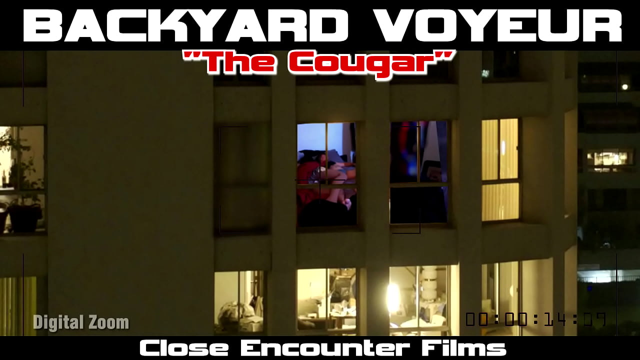 PROMO - THE COUGAR. Voyeur Big Cock encounter in the skyscraper. PROMO Film. Neighborhood Window.Ultimate Digital Voyeur. Meanwhile back in the City, the mood is Hot and Steamy. Shy big Cock comes out to play. Complete Film. Neighborhood Window.