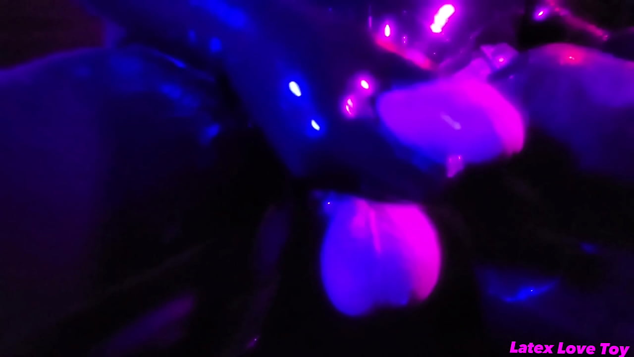 sissygasm stroking inverted chastity rubber cock