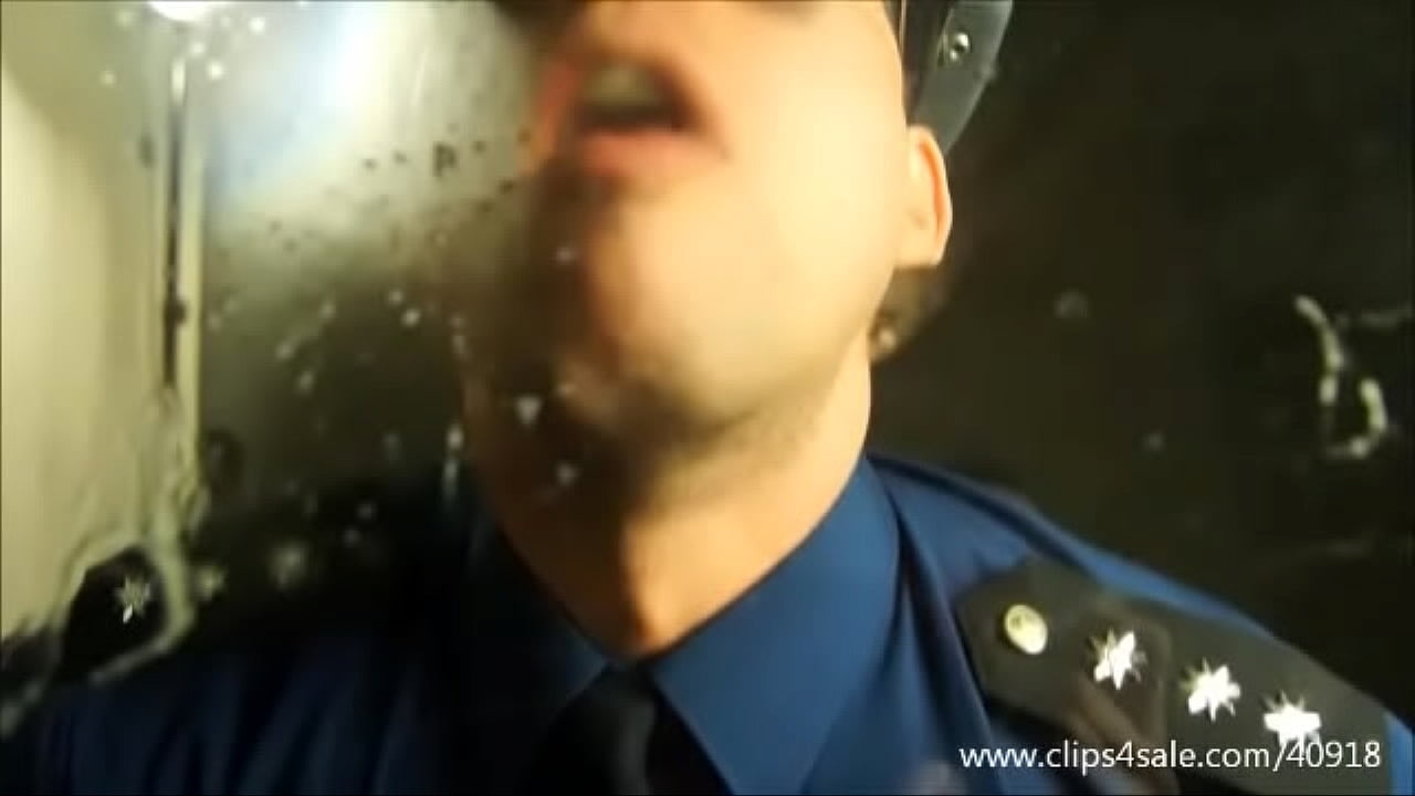 DOMINANT PRISON COP SPITS IN YOUR FACE - 177
