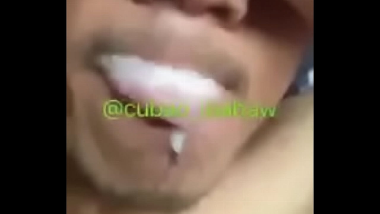 cutee eating all the cum and loving it