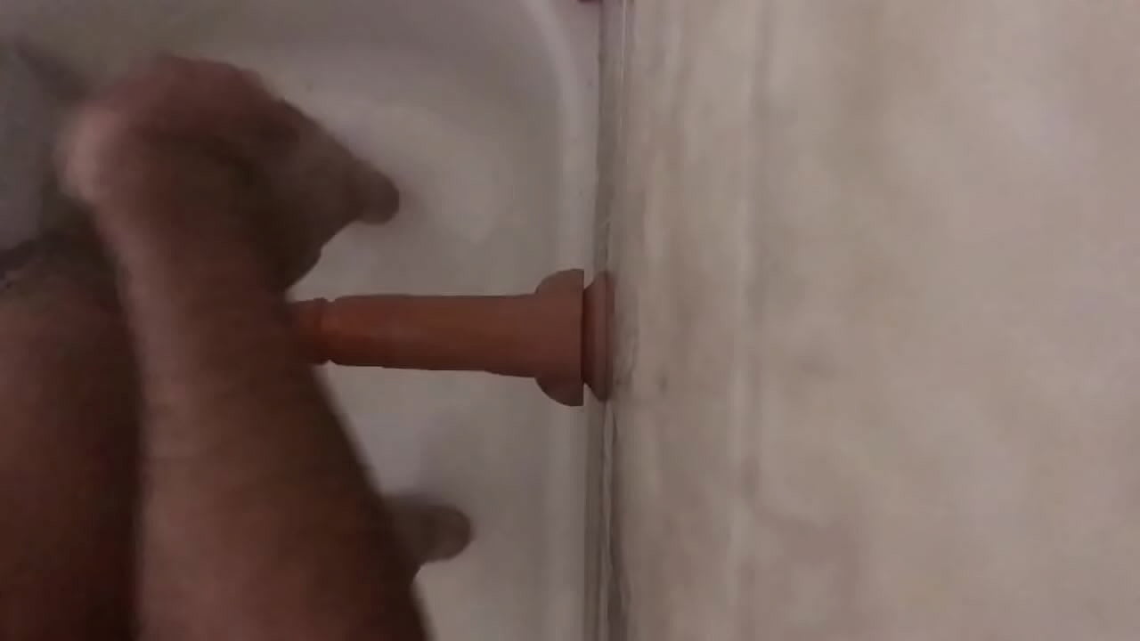 shower dildo fuck