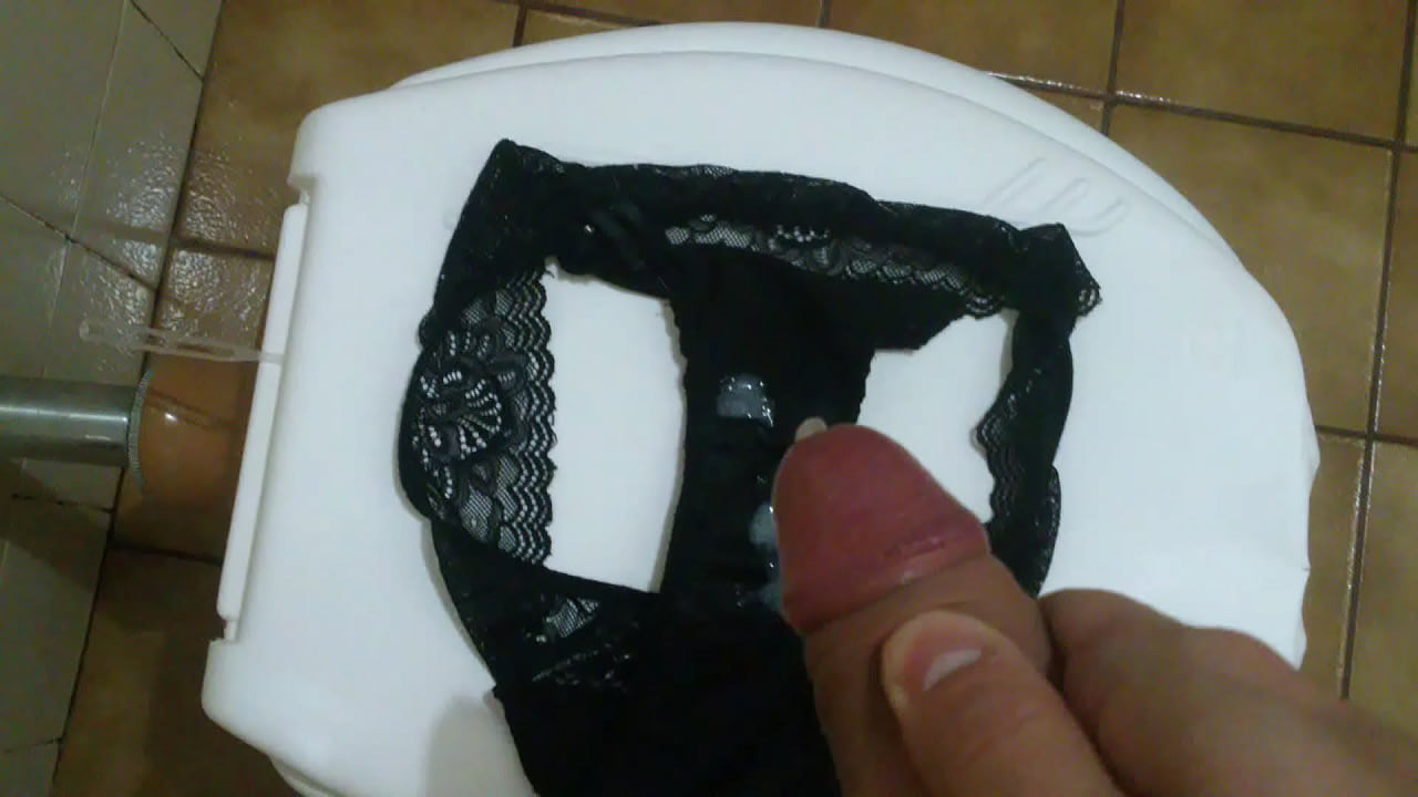 Cumming on sister panties