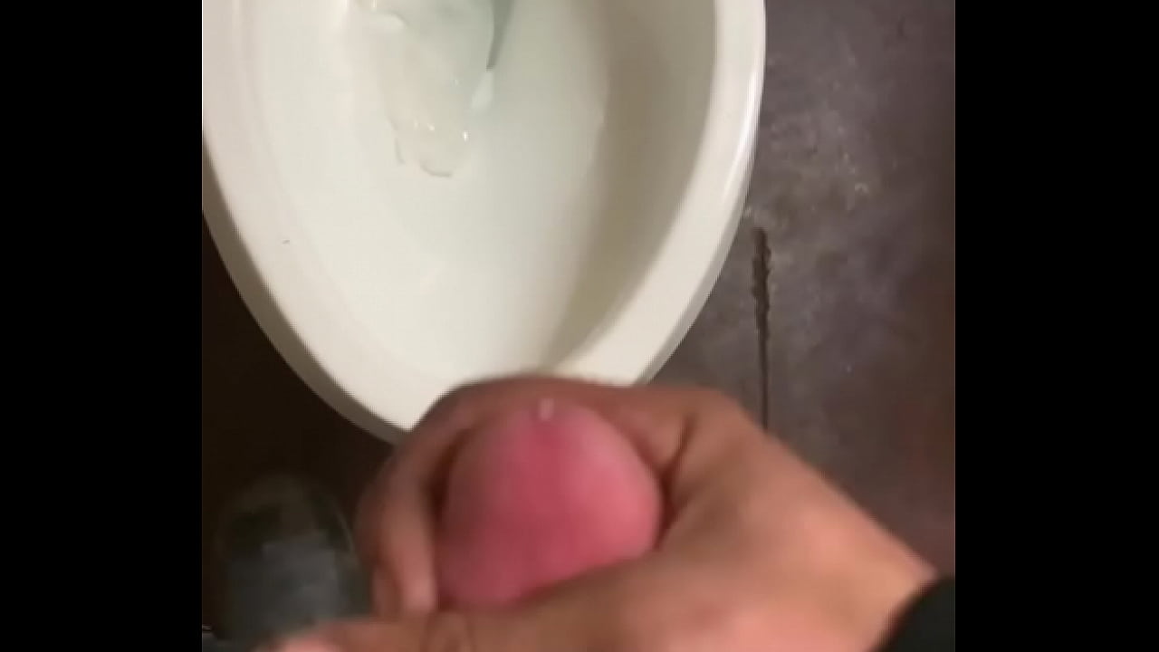 Cum while working