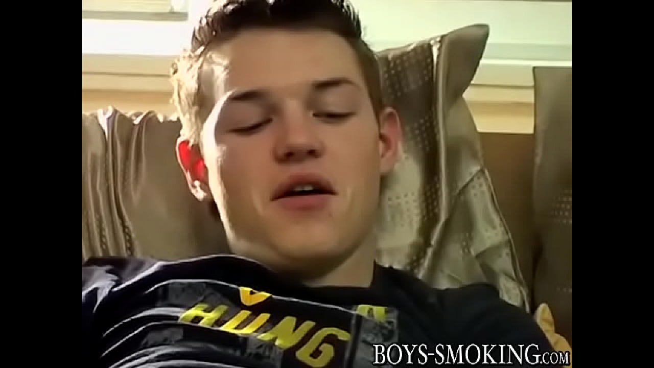 Gay twinks indulge in blowjob and cigars